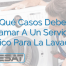 ¿En Qué Casos Debemos Llamar A Un Servicio Técnico Para La Lavadora?