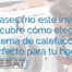 ¡No pases frío este invierno! Descubre cómo elegir el sistema de calefacción perfecto para tu hogar
