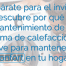 ¡Prepárate para el invierno! Descubre por qué el mantenimiento de tu sistema de calefacción es clave para mantener el confort en tu hogar